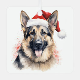 クリスマスドイツの羊飼いの休日オーナメント メタルオーナメント