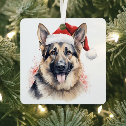 クリスマスドイツの羊飼いの休日オーナメント メタルオーナメント (インサイチュ)