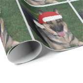 クリスマスドイツの羊飼いラッピング紙 ラッピングペーパー (ロールコーナー)