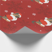 クリスマスドイツの羊飼い柄 ラッピングペーパー (角)