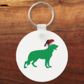 クリスマスドイツの羊飼い キーホルダー (正面)