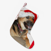 クリスマスドイツの羊飼い スモールクリスマスストッキング (正面 (吊り時))