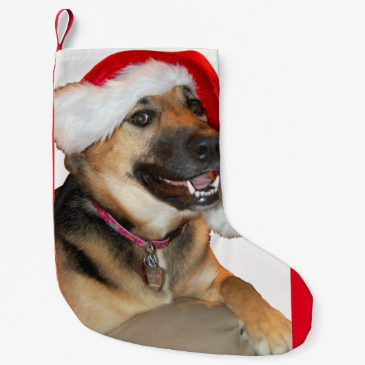 クリスマスドイツの羊飼い スモールクリスマスストッキング (正面)