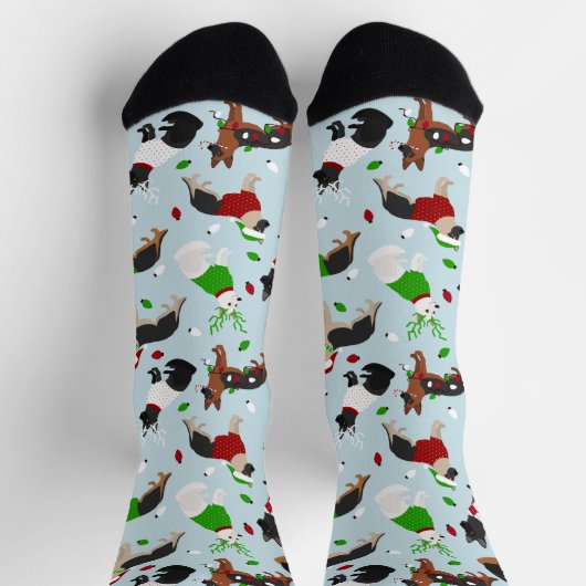 クリスマスドイツの羊飼い ソックス (上部)
