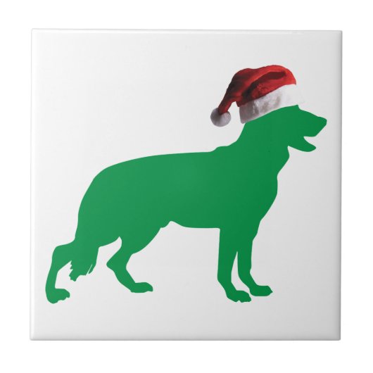 クリスマスドイツの羊飼い タイル (正面)