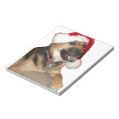 クリスマスドイツの羊飼い ノートパッド (回転)