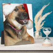 クリスマスドイツの羊飼い フォトプラーク (側面)