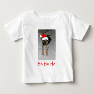 クリスマスドイツの羊飼い ベビーTシャツ