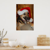 クリスマスドイツの羊飼い ポスター (キッチン)