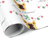 クリスマスドイツの羊飼い ラッピングペーパー (ロールコーナー)