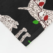 クリスマスドイツショートポインタフリースブランケ フリースブランケット (角)