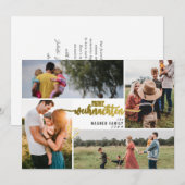 クリスマスドイツスタイル フォトコラージュ4 シーズンカード (正面/裏面)