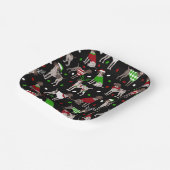 クリスマスドイツ語ショートポインタ ペーパープレート (傾斜あり)