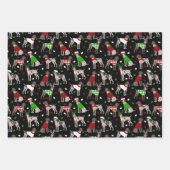 クリスマスドイツ語ショートポインタ ラッピングペーパーシート (正面3)