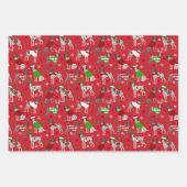 クリスマスドイツ語ショートポインタ ラッピングペーパーシート (正面)