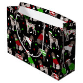 クリスマスドイツ語ショートポインタ ラージペーパーバッグ (裏面アングル)