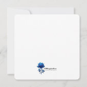 クリスマスドゥードルアートのお祝い 招待状 (裏面)