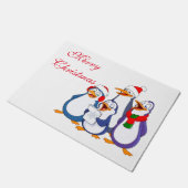 クリスマスドオーマペンギンメリーズ ドアマット (アングル)