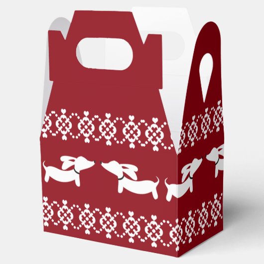 クリスマスドキシギフトボックスフェアアイル醜いセーター フェイバーボックス (オープン)