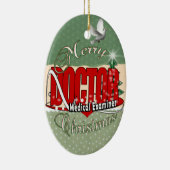 クリスマスドクター検診官 セラミックオーナメント (右)