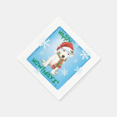 クリスマスドゴアルゼンチーノ スタンダードカクテルナプキン (角)
