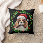 クリスマスドッカバリヤキングチャールズスパニエル犬ペット クッション (ブランケット)