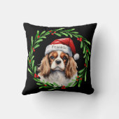 クリスマスドッカバリヤキングチャールズスパニエル犬ペット クッション (裏面)
