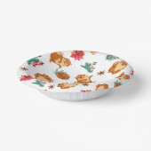 クリスマスドッグかわいいフェスティバル ペーパーボウル (傾斜あり)