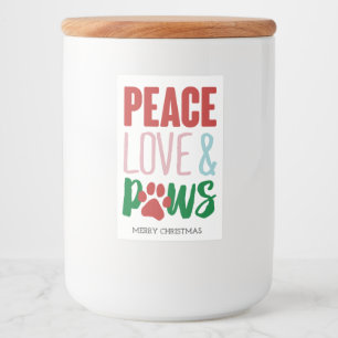 クリスマスドッグがサンタ・ドッグをパンパン フードラベル