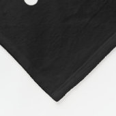 クリスマスドッグのパタフランスのーン・ブルドッグのオーナー1 フリースブランケット (角)