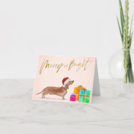 クリスマスドッグギフト明メリーるいカード カード