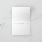 クリスマスドッググリーティングカード カード (内部)