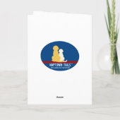 クリスマスドッググリーティングカード カード (裏面)