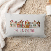 クリスマスドッグスフェリーズ・ナビドッグ ランバークッション (ブランケット)