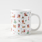 クリスマスドッグズインホリデーアクセサリー ジャンボコーヒーマグカップ (右)