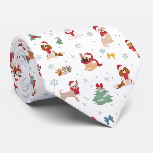 クリスマスドッグズインホリデーアクセサリー ネクタイ (ロール)