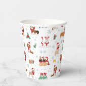 クリスマスドッグズインホリデーアクセサリー 紙コップ (右)