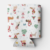 クリスマスドッグズインホリデーアクセサリー 缶クーラー (裏面)