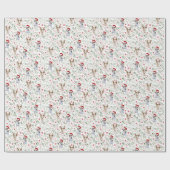 クリスマスドッグズラッピング紙 ラッピングペーパー (フラット)