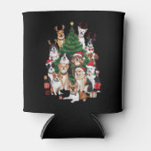 クリスマスドッグズラバーホリデードッグママ 缶クーラー (正面)