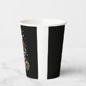 クリスマスドッグダッシュンドサンタクリスマスウィーン 紙コップ (左)