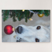 クリスマスドッグパズル ジグソーパズル (横)