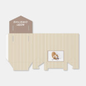 クリスマスドッグブルドッグ子犬の写真ペルソナライズ フェイバーボックス (折り畳みなし)