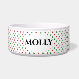 クリスマスドッグボウルの前版画 ボウル