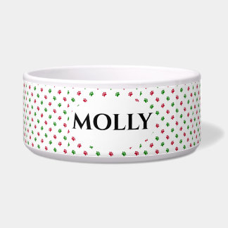 クリスマスドッグボウルの前版画 ボウル