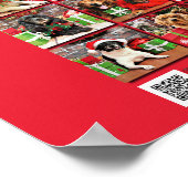 クリスマスドッグポートレートコレクション ポスター (角)