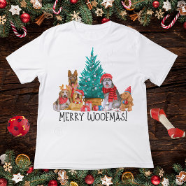 クリスマスドッグメリーズTシャツ Tシャツ
