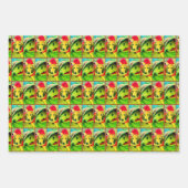 クリスマスドッグラッピング紙バイタマラディアズアート ラッピングペーパーシート (正面2)