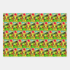 クリスマスドッグラッピング紙バイタマラディアズアート ラッピングペーパーシート
