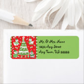 クリスマスドッグ住所 シール (インサイチュ)